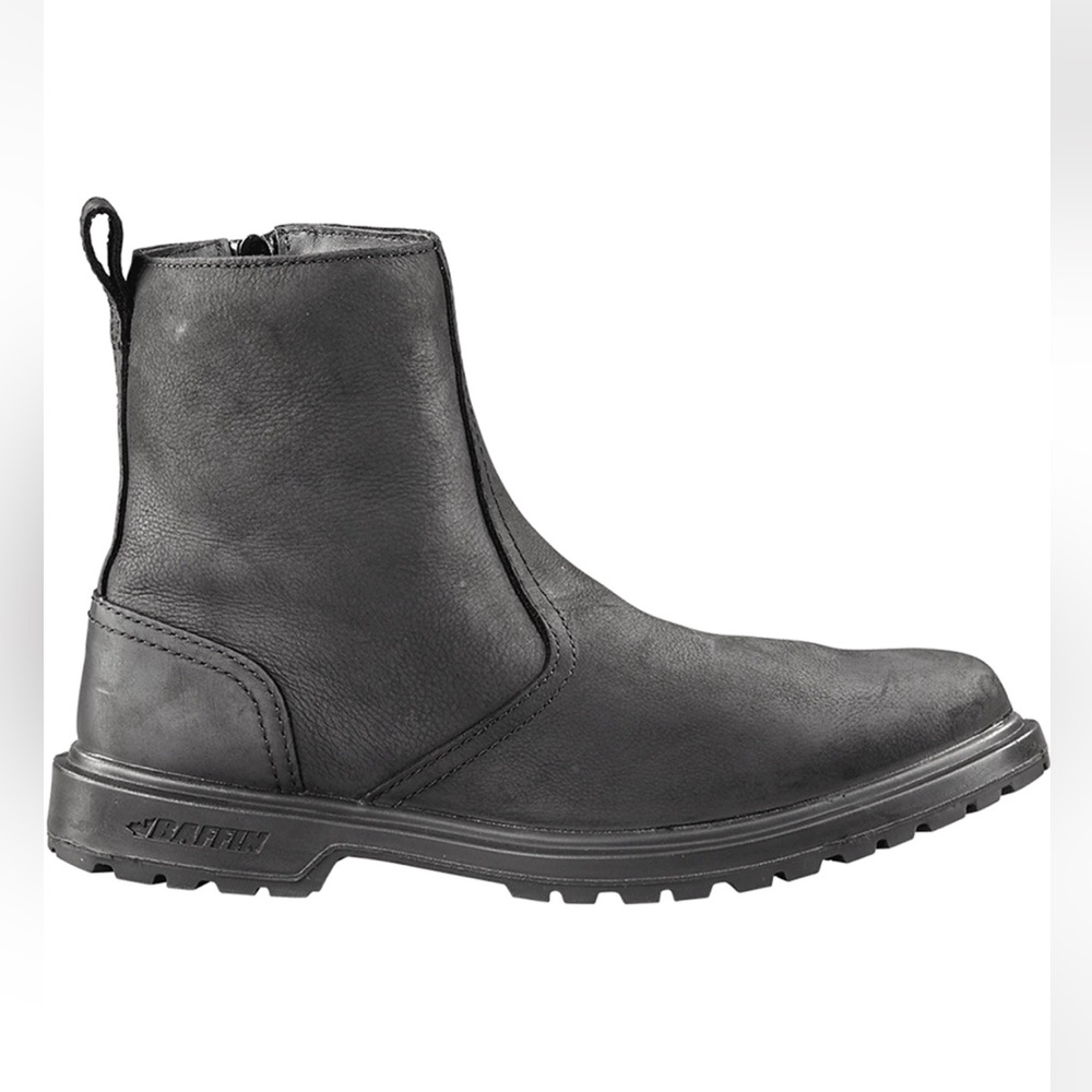 NWT 12 Baffin Rider Leather Black Boots